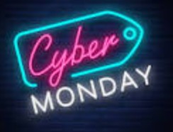 Cyber Monday neon sign