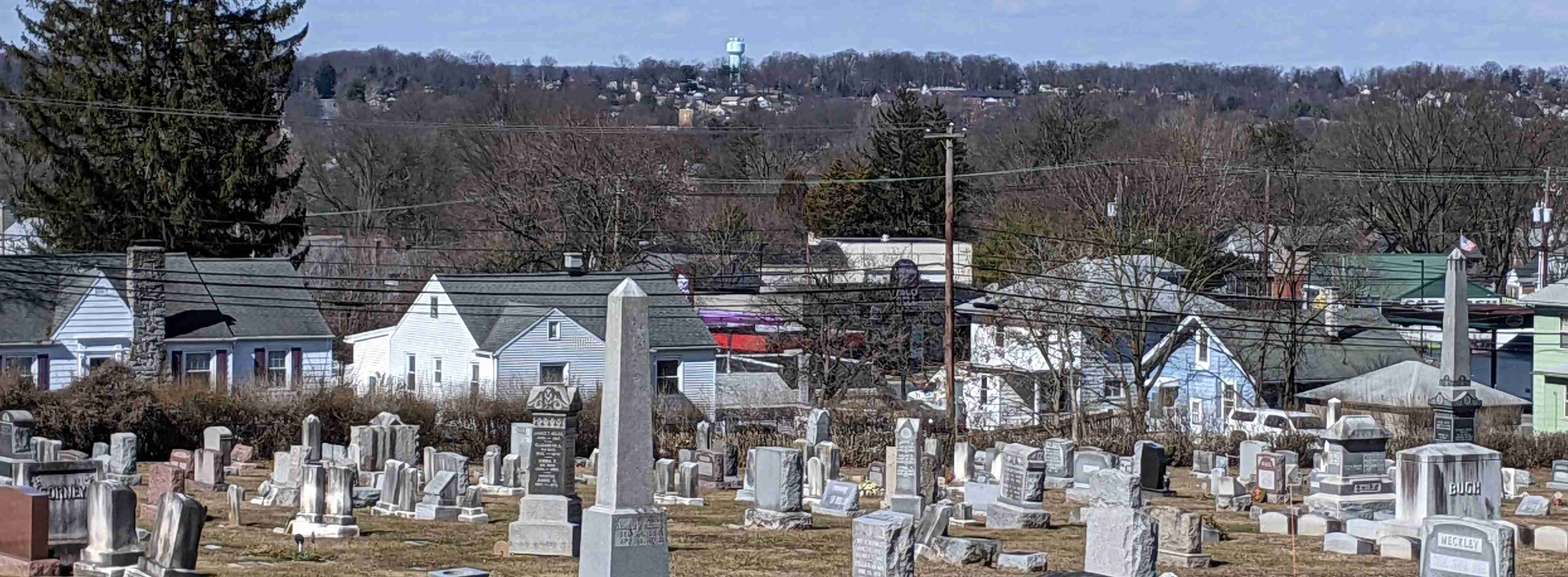 Elizabethtown from Mount Tunnel Cemetery