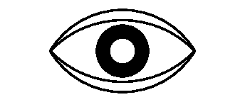 Eye with lashes