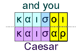 And you and Caesar