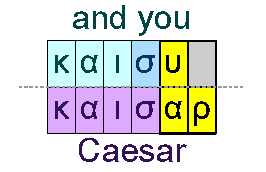 And you and Caesar