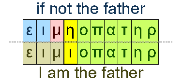 If not the father and I am the father