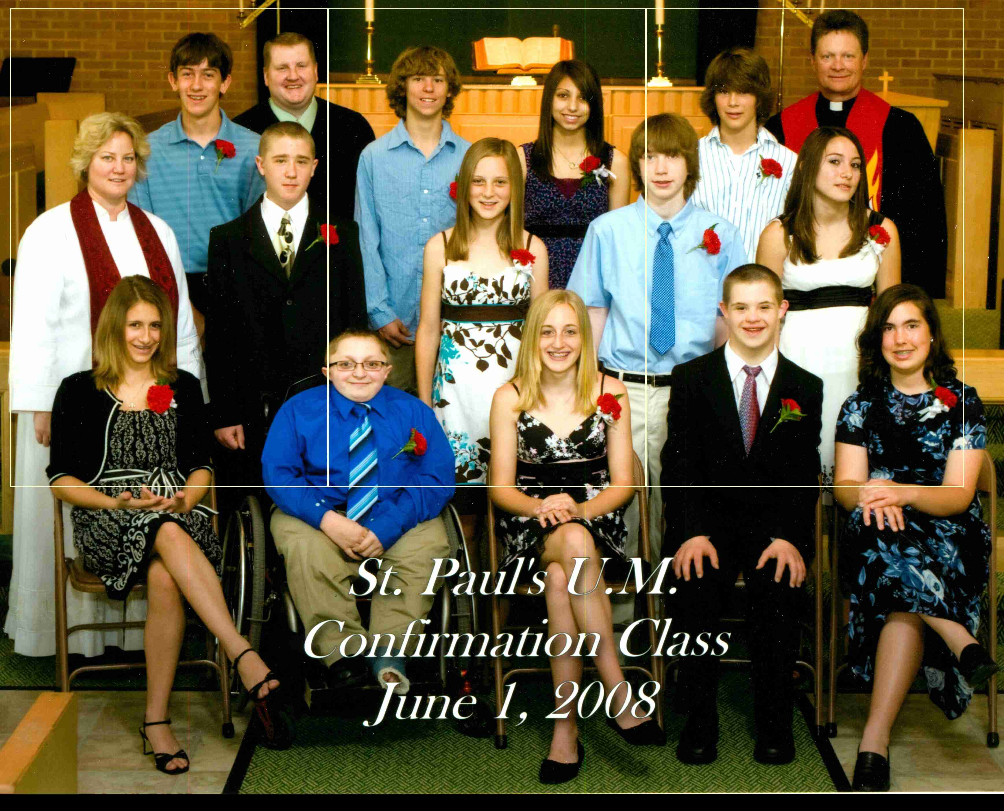 Confirmation class , June 1, 2008 : 0/3