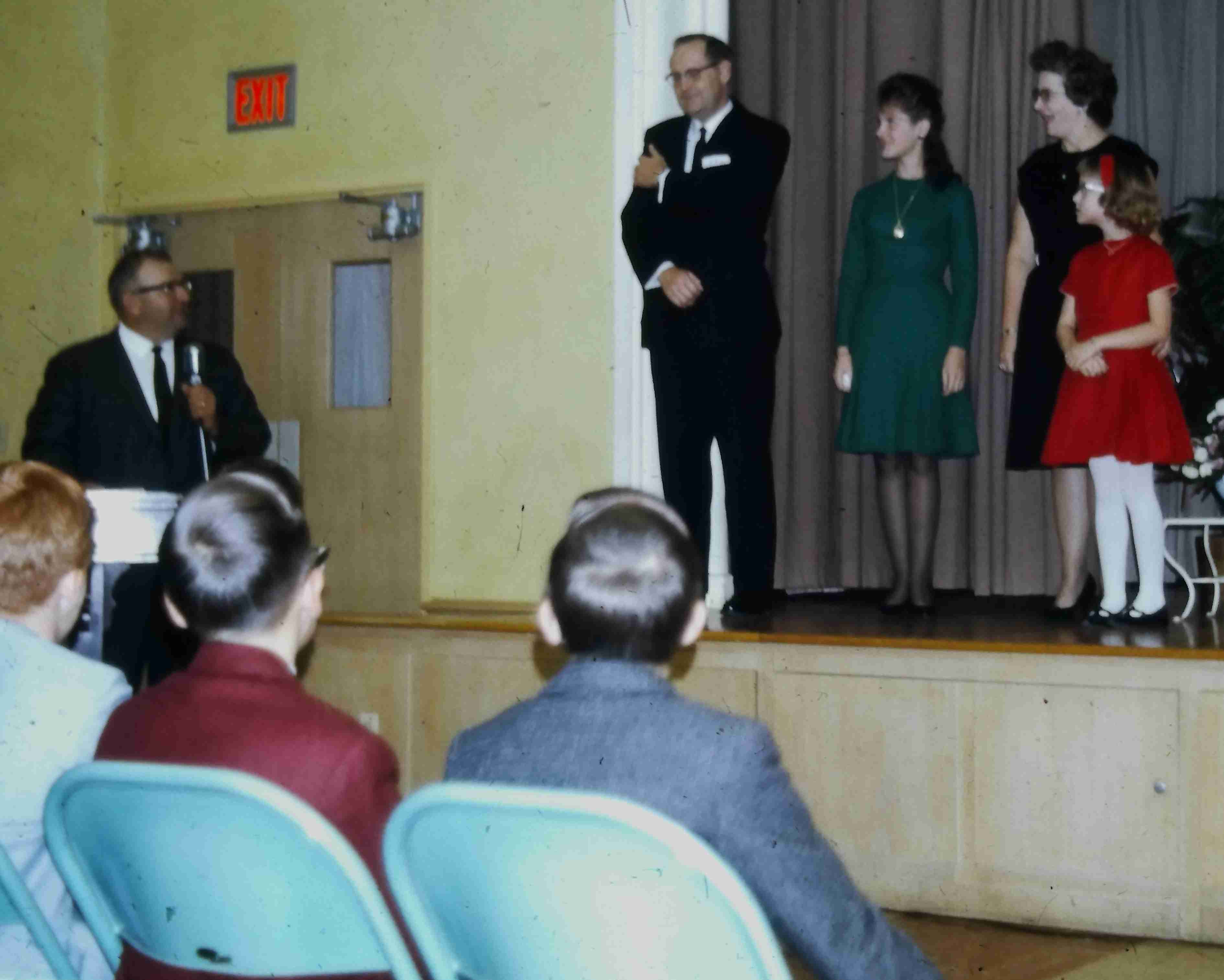Group on stage