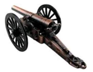 Civil war cannon