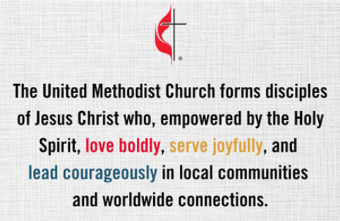 United Methodist Church vision statement
