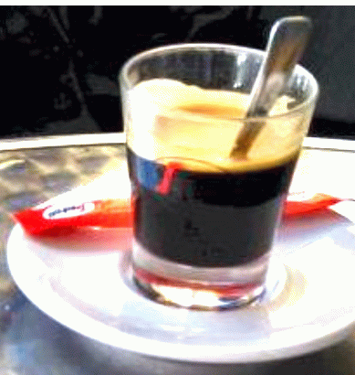 Cup of expresso coffee