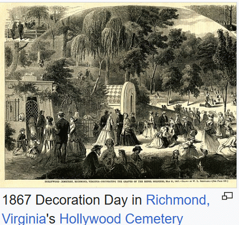 Decoration Day in 1867