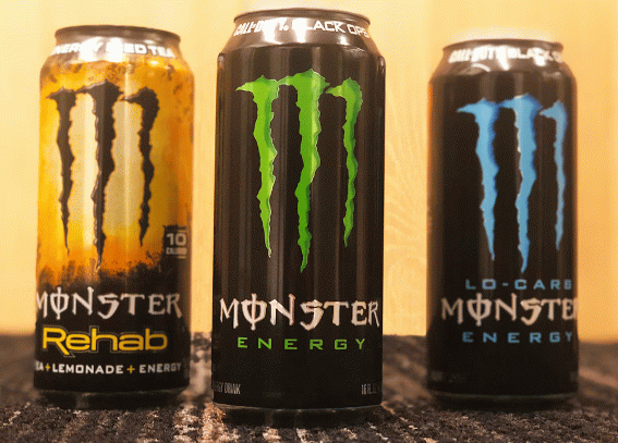 Monster Energy cans