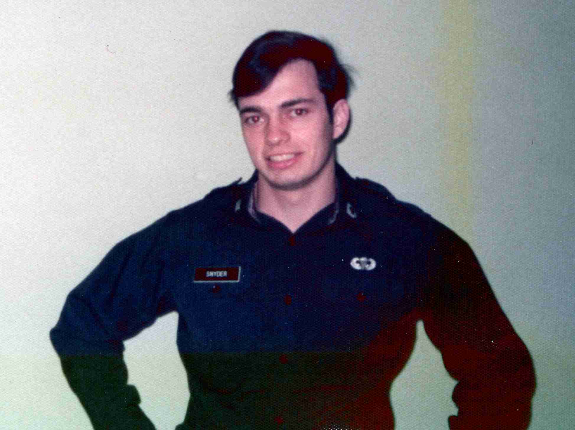 Robin in barracks room